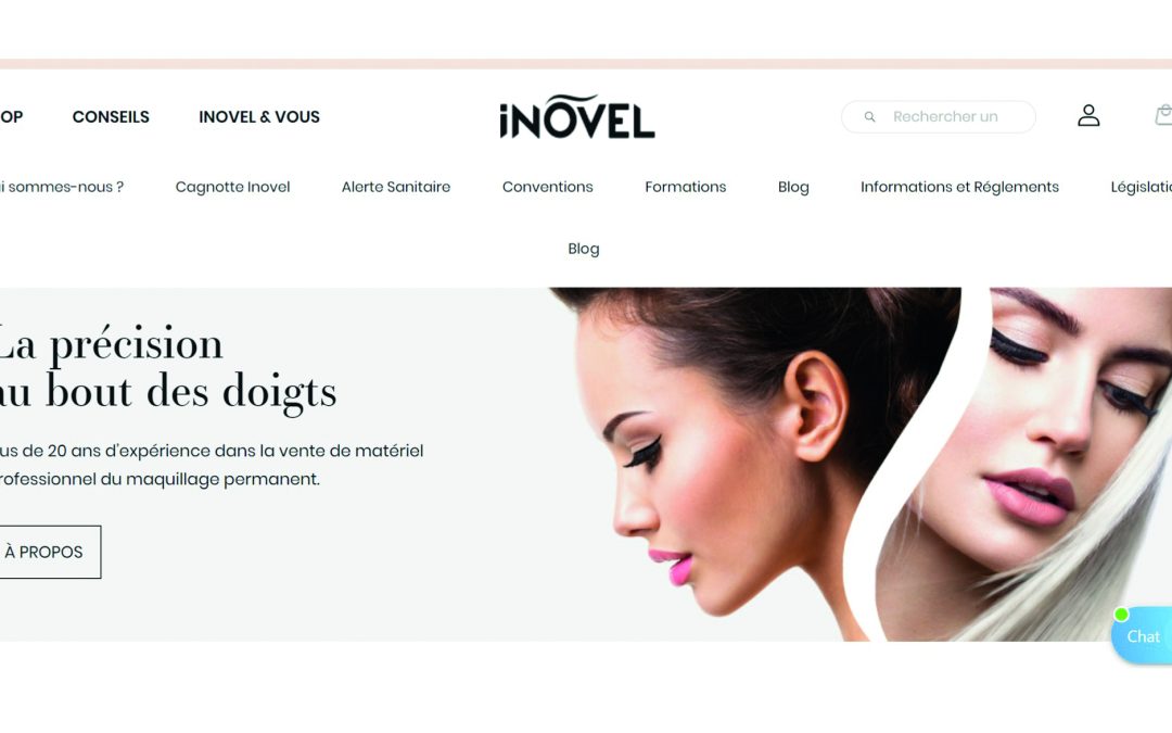 INOVEL  :  UN SITE DÉDIÉ AU MAQUILLAGE PERMANENT
