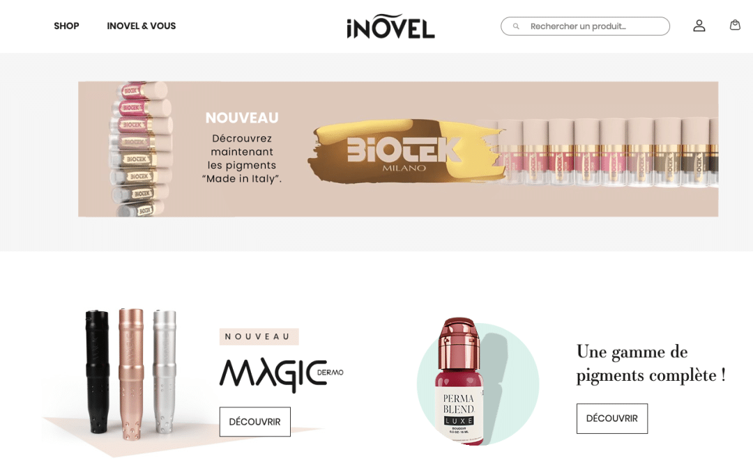 INOVEL INTÈGRE BIOTEK MILANO À SON OFFRE